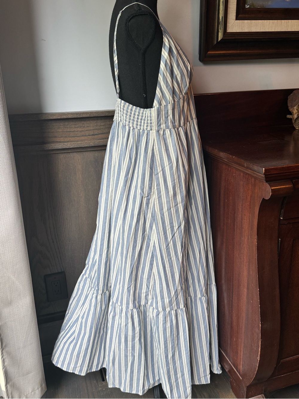 a new day Blue and White Striped Maxi Dress - Picture 5 of 9